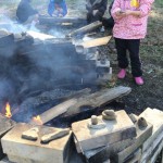 野焼き土器体験